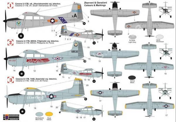1/72 Kovozavody Prostejov 0235 Cessna U-17B Skywagon