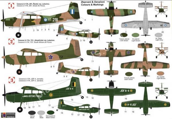 1/72 Kovozavody Prostejov 0231 Cessna U-17A Skywagon