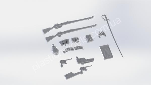 1/35 ICM 35699 Turkich Infantry Weapons & Equipment