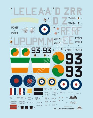 1/48 Italeri 2705 Hurricane Mk. I (PRM Edition)