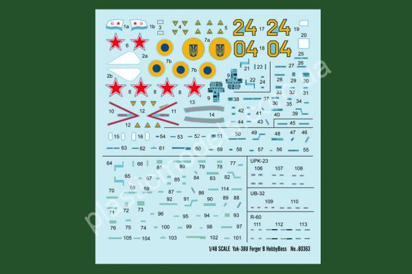 1/48 HobbyBoss 80363 Yak-38U Forger B