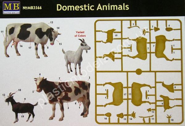 1/35 Master Box 3566 Domestic Animals