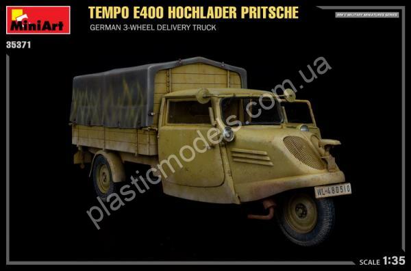 1/35 Mini-art 35371 Tempo E400 Hochlader Pritsche German 3-wheel delivery truck