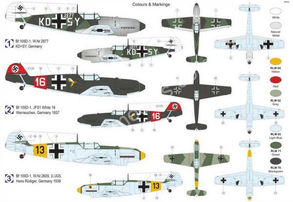 1/72 AZ model 7890 Messerschmitt Bf 109D 
