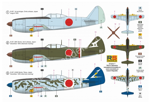1/72 RS models 92211 Nakajima Ki-87