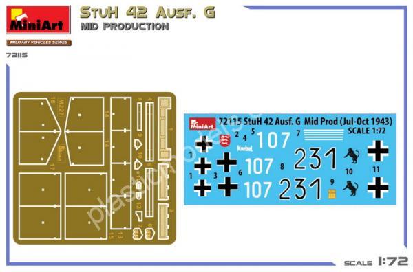 1/72 MiniArt 72115 StuH 42 Ausf. G Mid Production