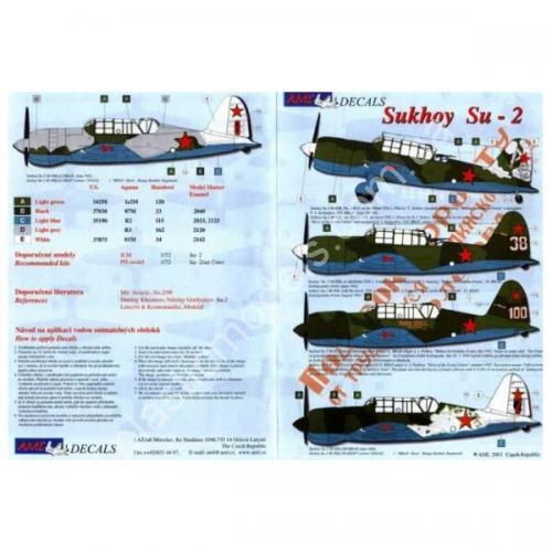 1/72 AML AMLD 72008 Sukhoy SU-2