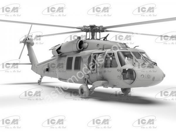 1/48 ICM 48361 UH-60A Black Hawk US Military Transport Helicopter
