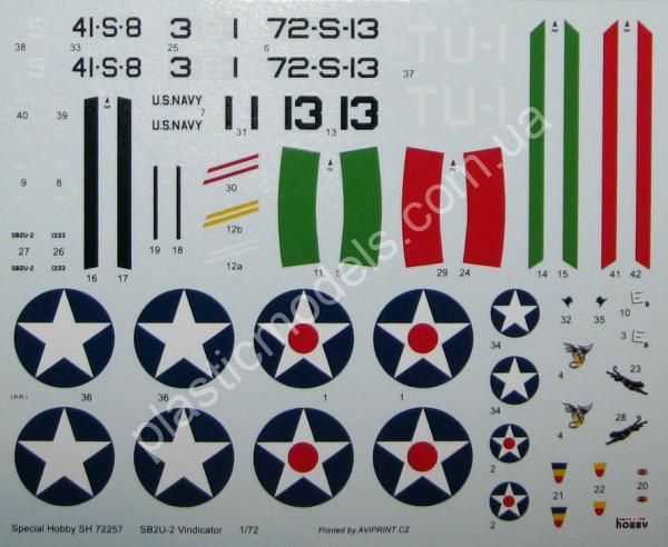1/72 Special hobby 72257 SB2U-2 Vindicator 'Dive Bomber Star'