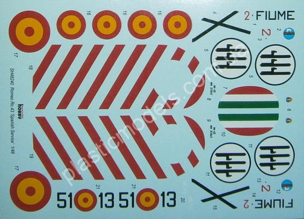 1/48 Special hobby 48240 Romeo Ro 43 'Spanish Service'