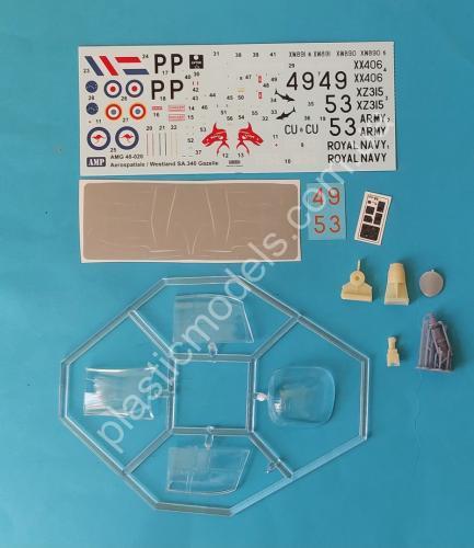 1/48 AMP 48020 Aérospatiale SA.341 / Westland HT.2 Gazelle