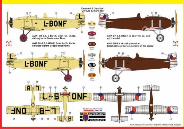 1/72 Kovozavody Prostejov 0077 Avia BH-9 „Boska“ Single-seater