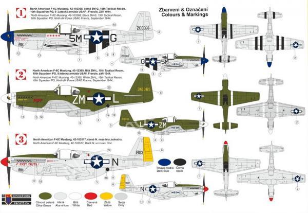 1/72 Kovozavody Prostejov 0248 F-6C „Photo-recce Mustang“ Malcolm