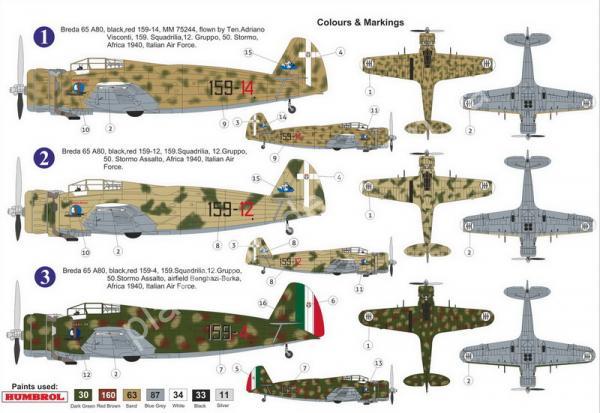 1/72 AZ model 7875 Breda Ba-65A 
