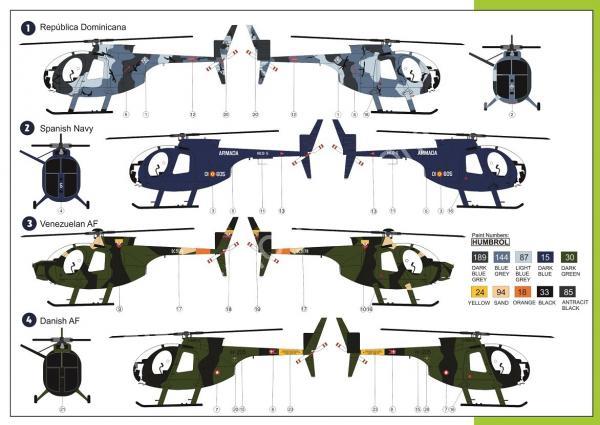 1/72 AZ model 7427 Hughes OH-6A International