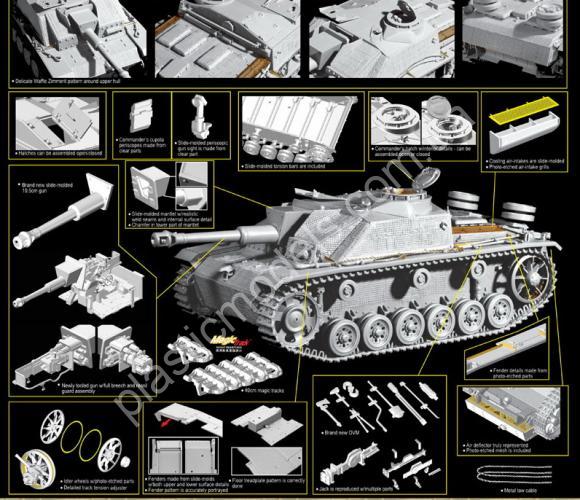 1/35 Dragon 6454 10.5cm Sturmhaubitze 42 Ausf.G w/Zimmerit