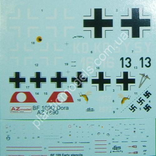 1/72 AZ model 7890 Messerschmitt Bf 109D 
