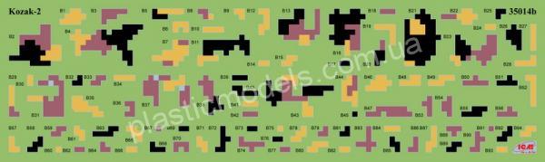 1/35 ICM 35748 Insignia, Patches and Vehicles Camouflage of the Armed Forces of Ukraine