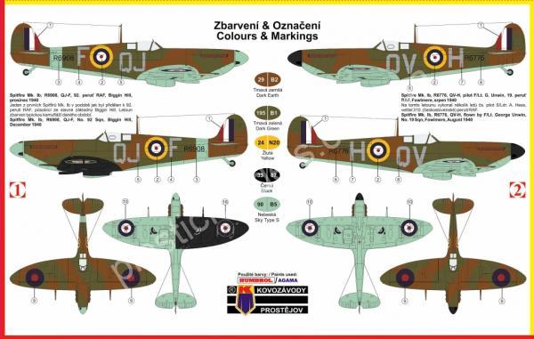 1/72 Kovozavody Prostejov 0055 Supermarine Spitfire Mk.IB