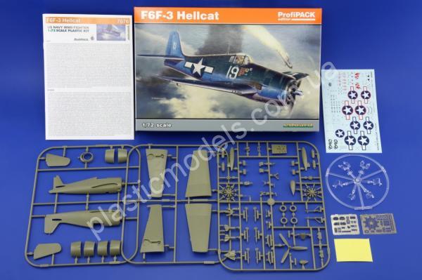 1/72 Eduard 7076 Hellcat F6F-3