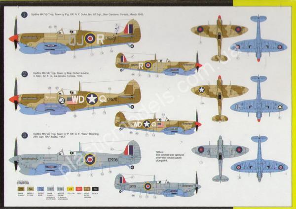 1/72 Admiral 7220 S.Spitfire Mk.VB Trop