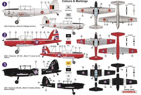1/72 AZ model 7650 DHC-1 Chipmunk