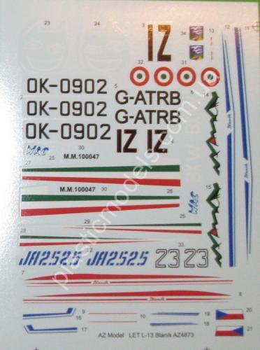 1/48 AZ model 4873 Let L-13 Blanik Aeroclub Pt.III
