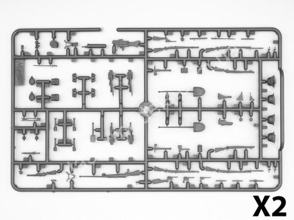 1/35 ICM 35695 German Infantry in Gas Masks 1918