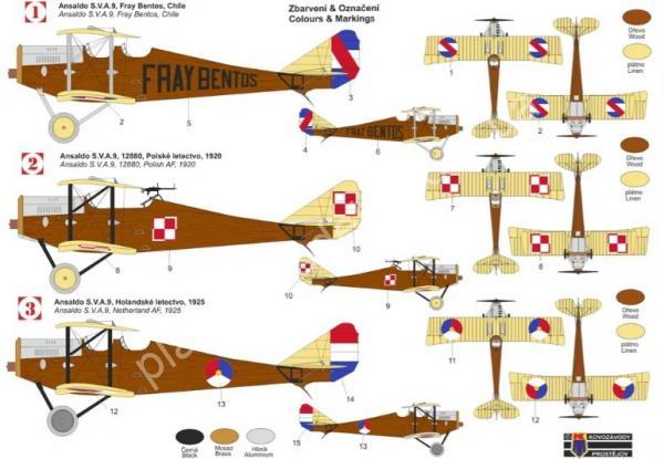 1/72 Kovozavody Prostejov 0446 Ansaldo S.V.A.9 “Other services”