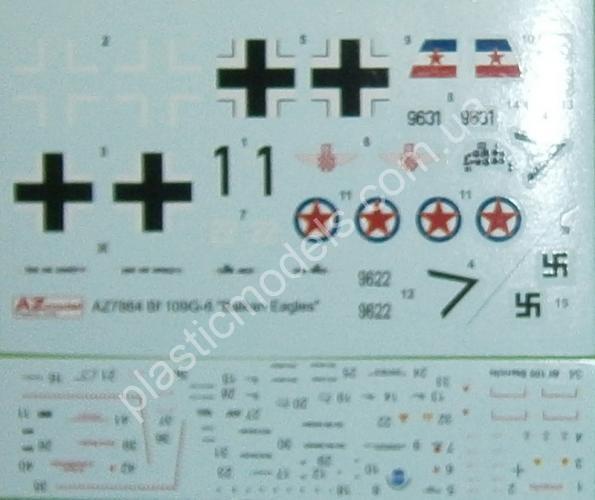 1/72 AZ model 7864 Bf 109G-6 