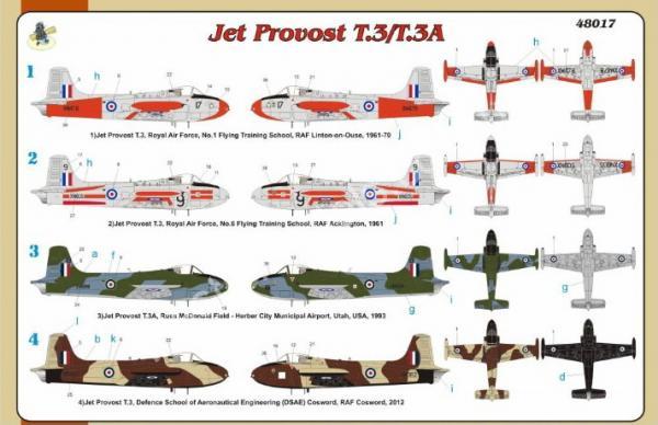 1/72 FLY 48017 Jet Provost T.3/T.3A RAF Basic training aircraft