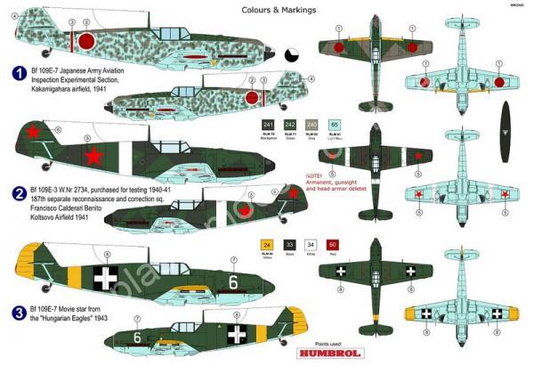1/72 AZ model 7676 Messerschmitt Bf 109E-3/7 „Special Markings“