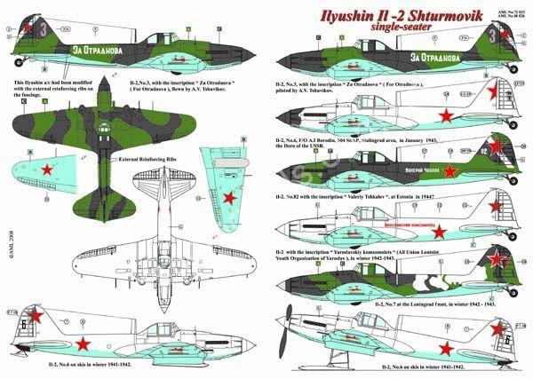 1/48 AML AMLD 48026 Ilyushin Il - 2 Shturmovik - Single Seater