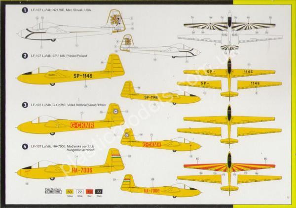1/72 Admiral 7219 LET LF-107 Luňák International