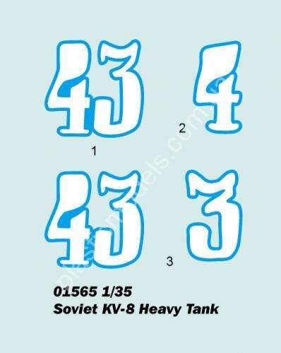 1/35 Trumpeter 1565 Sovet KV-8 Heavy tank