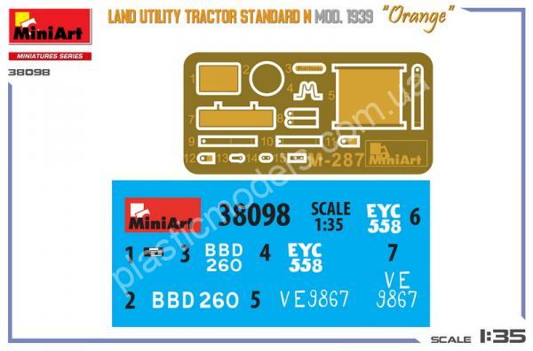 Land Utility Tractor Standard N 1/35 MiniArt 38098