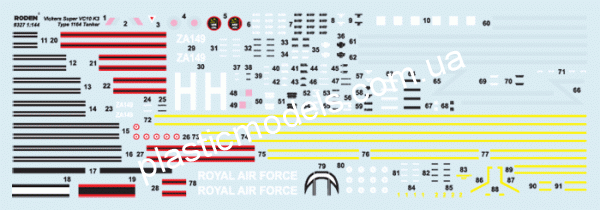1/144 Roden 327 Vickers Super VC-10 K3 Type 1164 Tanker