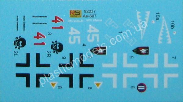 1/72 RS models 92237 Blohm & Voss Ae 607 