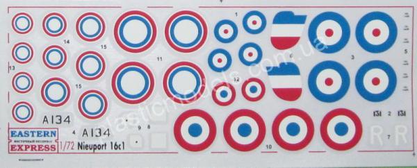 1/72 Восточный экспресс 72162 Nieuport N.16C fighter