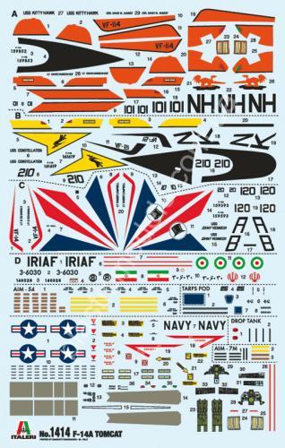 1/72 Italeri 1414 F-14A Tomcat 50th First Flight Anniversary