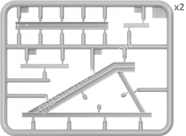 1/35 MiniArt 35568 Railway track & dead end (European Gauge)