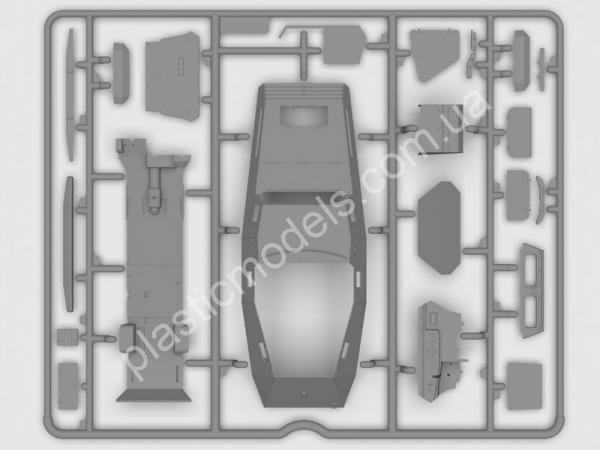 1/35 ICM 35112 Sd.Kfz. 247 Ausf.B with MG 34 machine gun