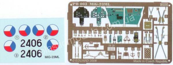 1/72 Bilek pb 003 Photo etched Mig-23ML