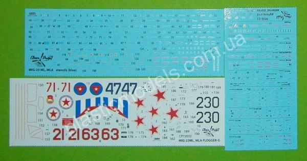 1/72 Clear Prop 72032 MiG-23ML/MLA Flogger-G