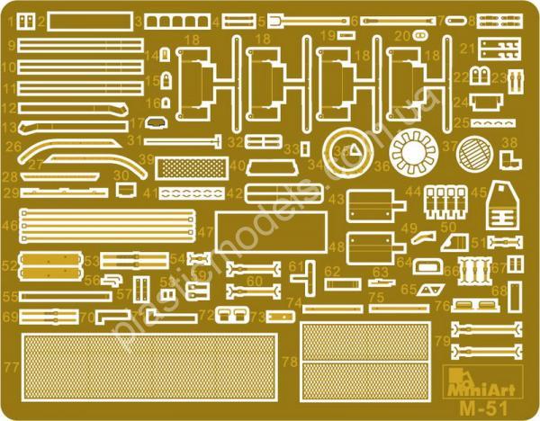 1/35 MiniArt 37010 Tiran 4 Early Type. Interior Kit