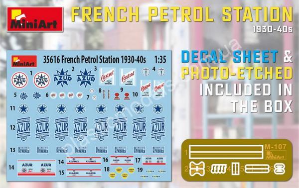 1/35 MiniArt 35616 French Petrol Station 1930-40s