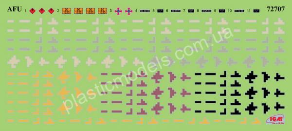 1/72 ICM 72709 Ural-43203 Military Box Vehicle of the Armed Forces of Ukraine
