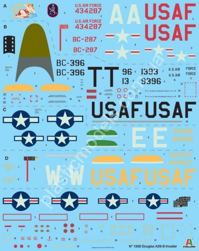 1/72 Italeri 1358 A-26B INVADER
