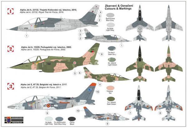 1/72 Kovozavody Prostejov 0268 Alpha Jet A/E „International“