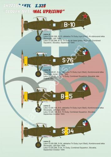 1/72 Special hobby 72369 Letov Š.328 